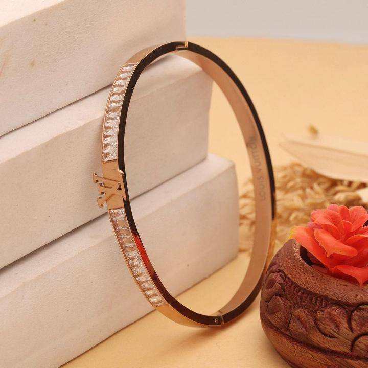 Rose gold ad Womens Bracelet 590 Artificial jewelry manufacturers in Mumbai